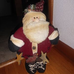 Jolly Santa Plush Holiday Decor